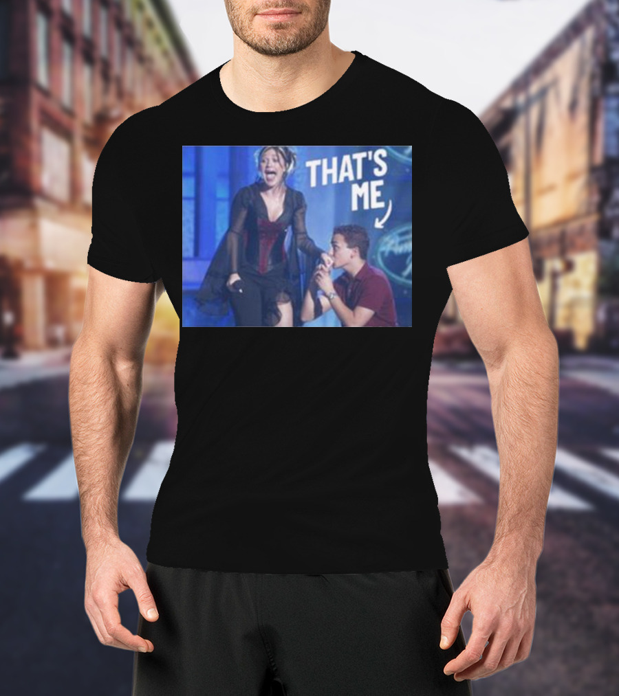 That's Me Iconic Moment Text With Enthusiastic Reaction T-Shirt