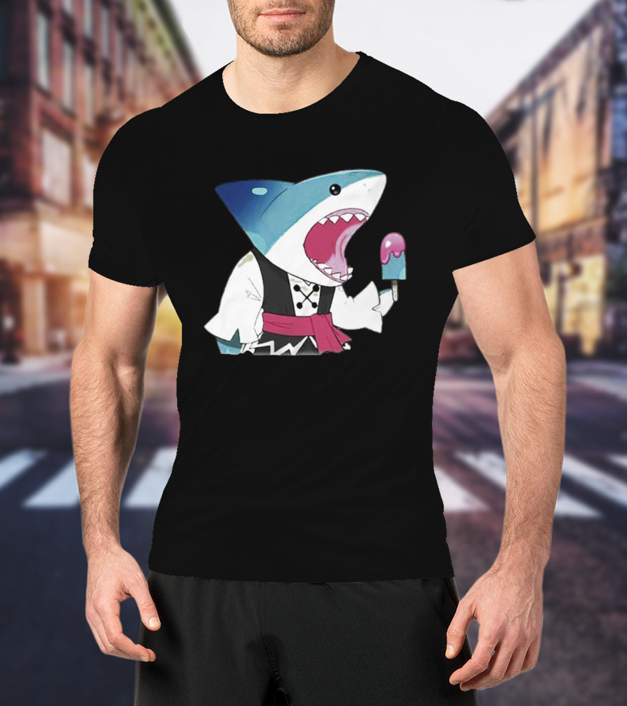 Shroomie Sorbet Shark Cookie Ice Cream Treat T-Shirt