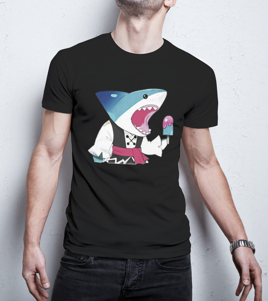 Shroomie Sorbet Shark Cookie Ice Cream Treat T-Shirt