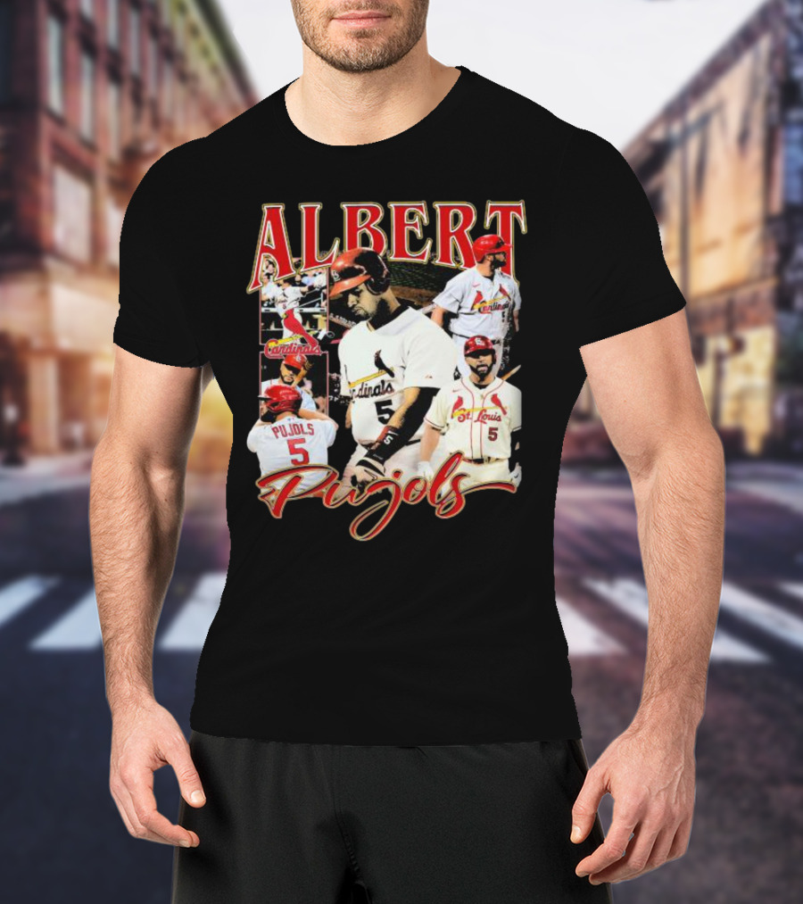 Albert Pujols St. Louis Cardinals Baseball Legend T-Shirt