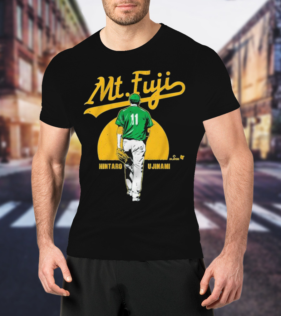 Mt. Fuji HINTARO FUJINAMI 11 Oakland Baseball Players T-Shirt
