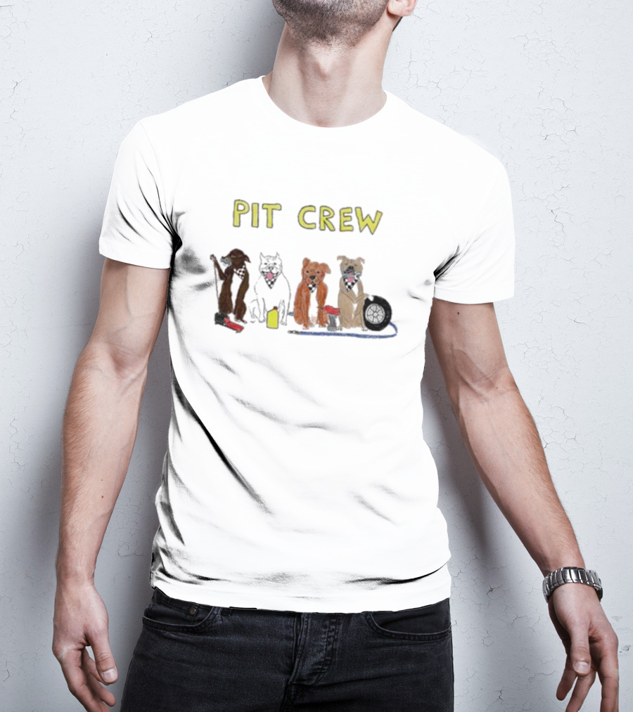 Dave Portnoy Pit Crew Dogs Garage Team T-Shirt
