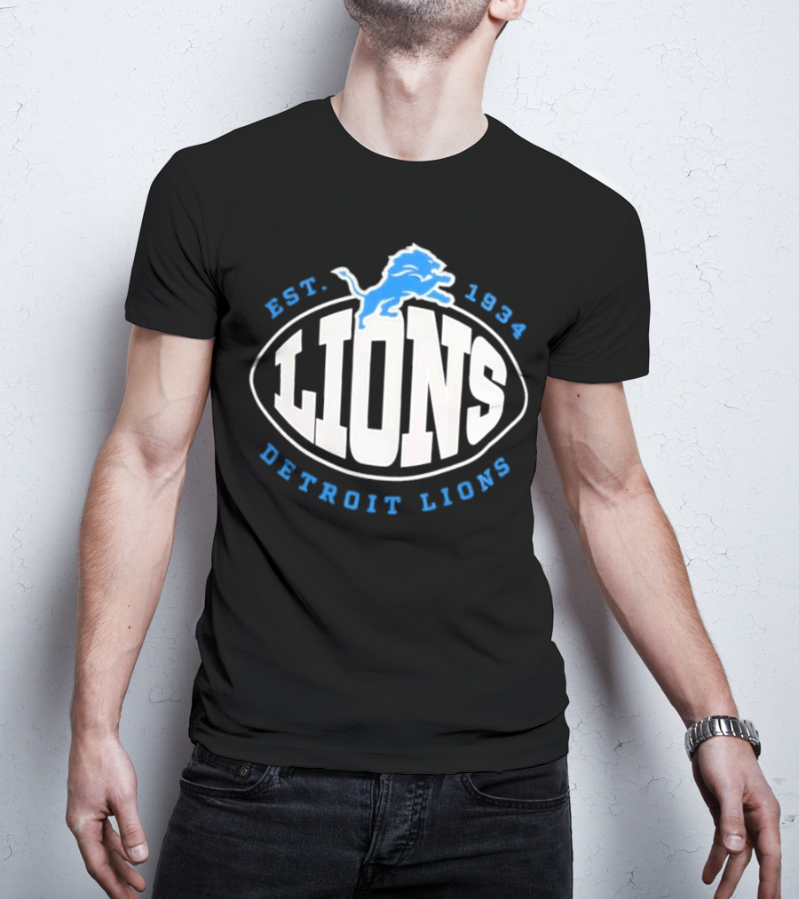 Detroit Lions Est. 1934 Boss X NFL Tra T-Shirt