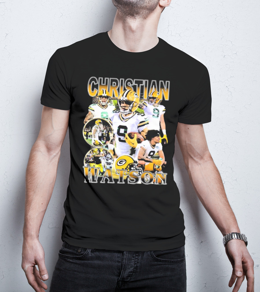 Christian Watson Green Bay Packers Football Player Highlights T-Shirt