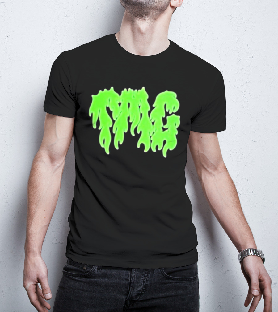 TMG Merch Slime Green Drip TMG T-Shirt