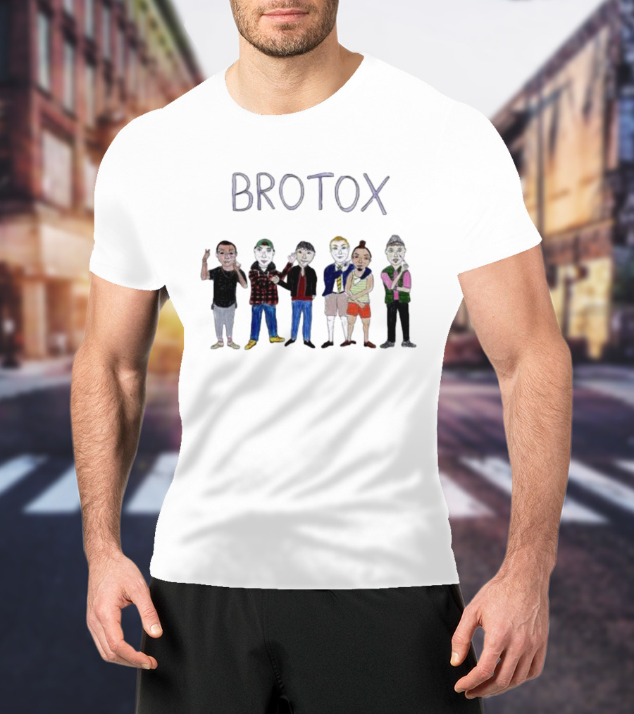 BROTOX Group Of Six Characters T-Shirt