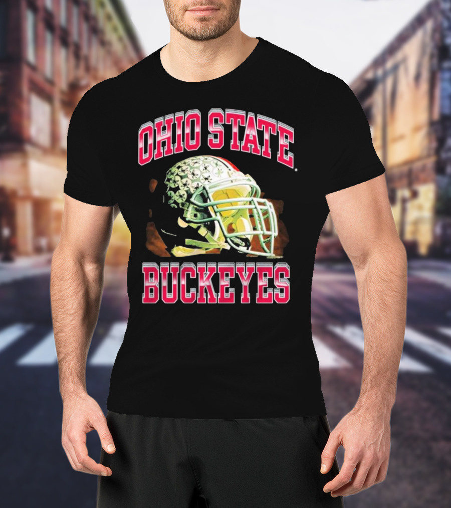 Ohio State Buckeyes Football Helmet T-Shirt