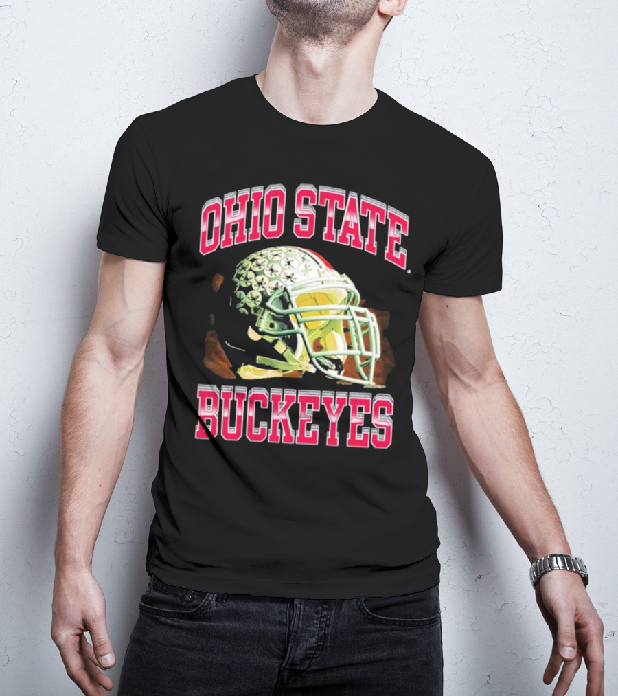 Ohio State Buckeyes Football Helmet T-Shirt