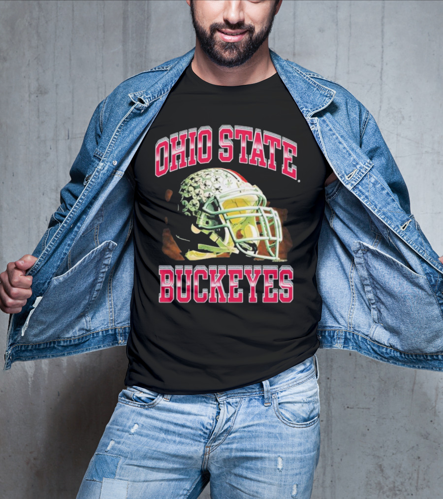 Ohio State Buckeyes Football Helmet T-Shirt