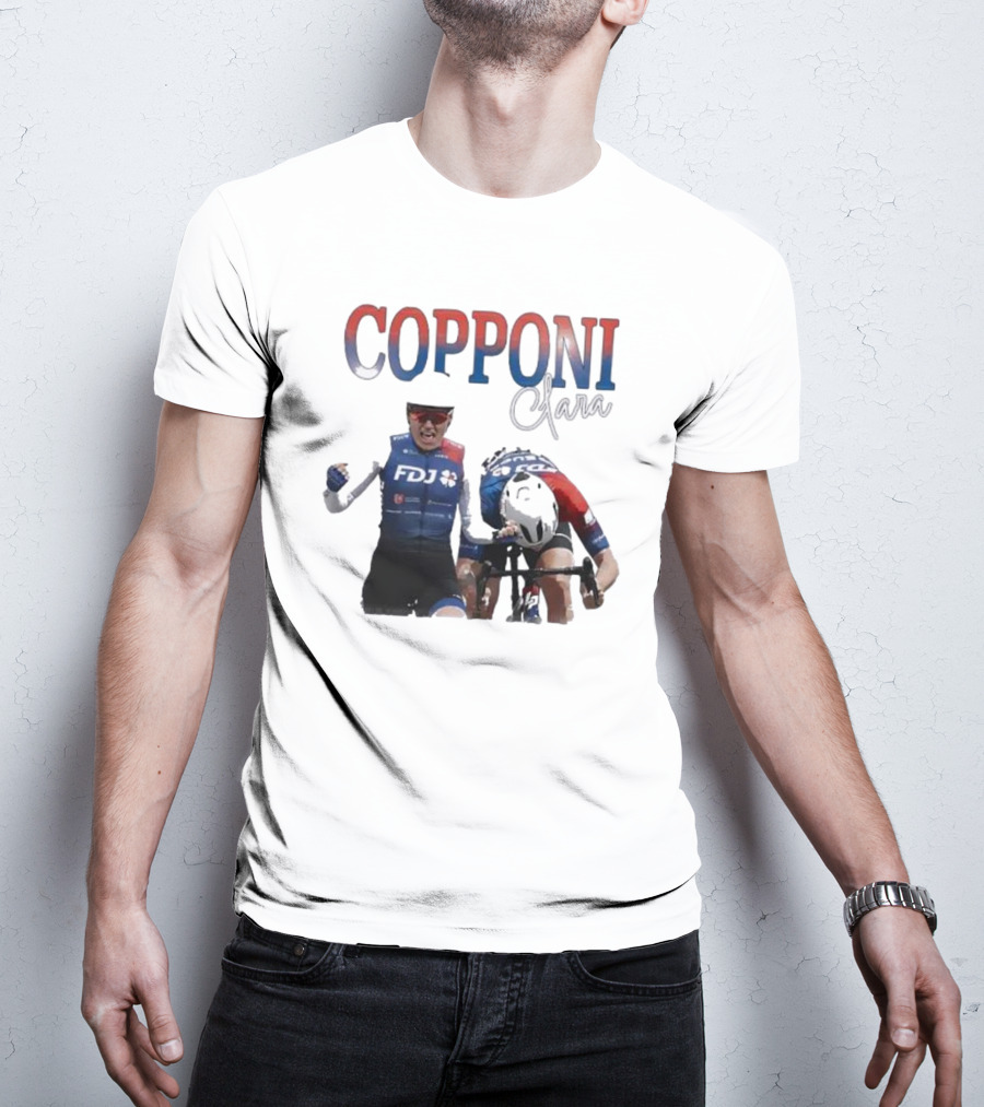 Clara Copponi FDJ Cycling Racing Champion T-Shirt