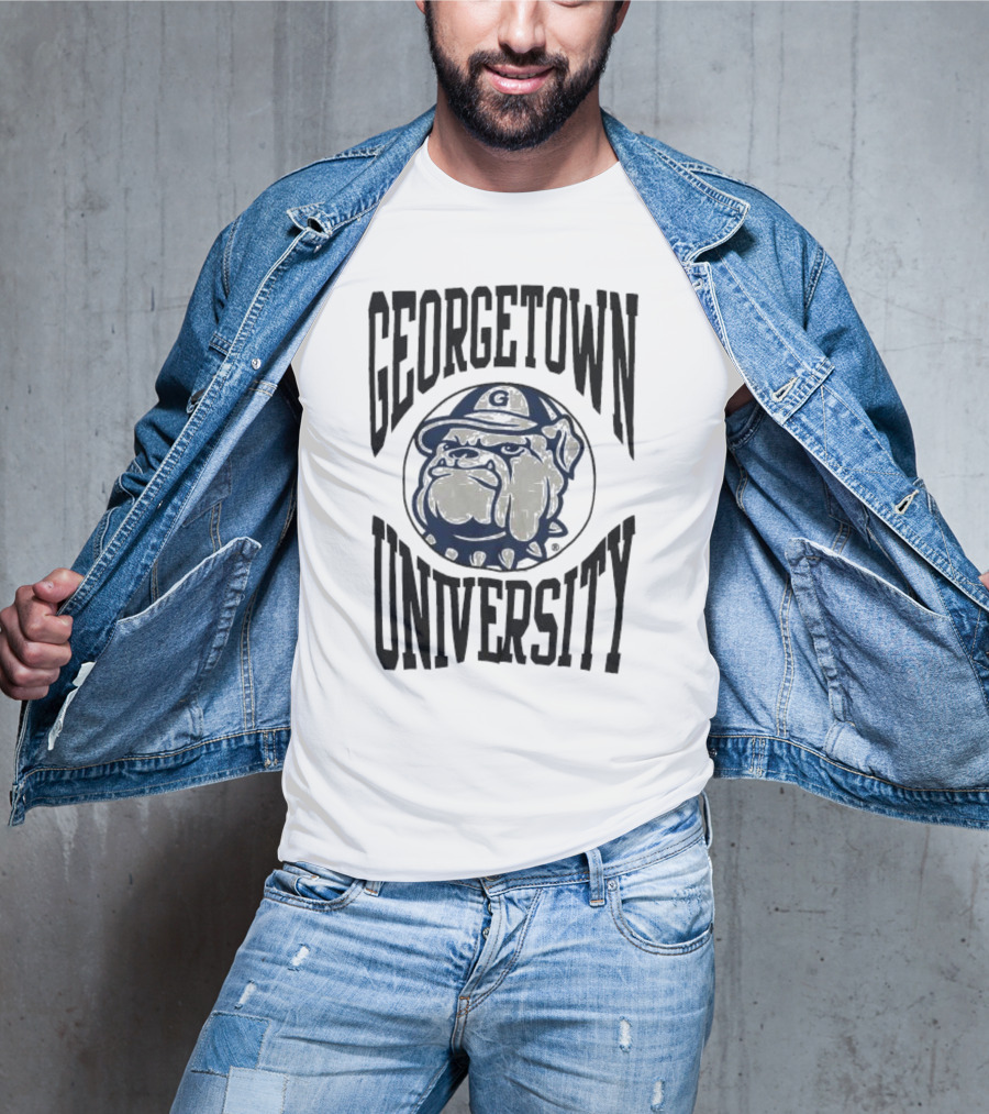 Georgetown University Bulldog Lightweight Crew 3.0 T-Shirt