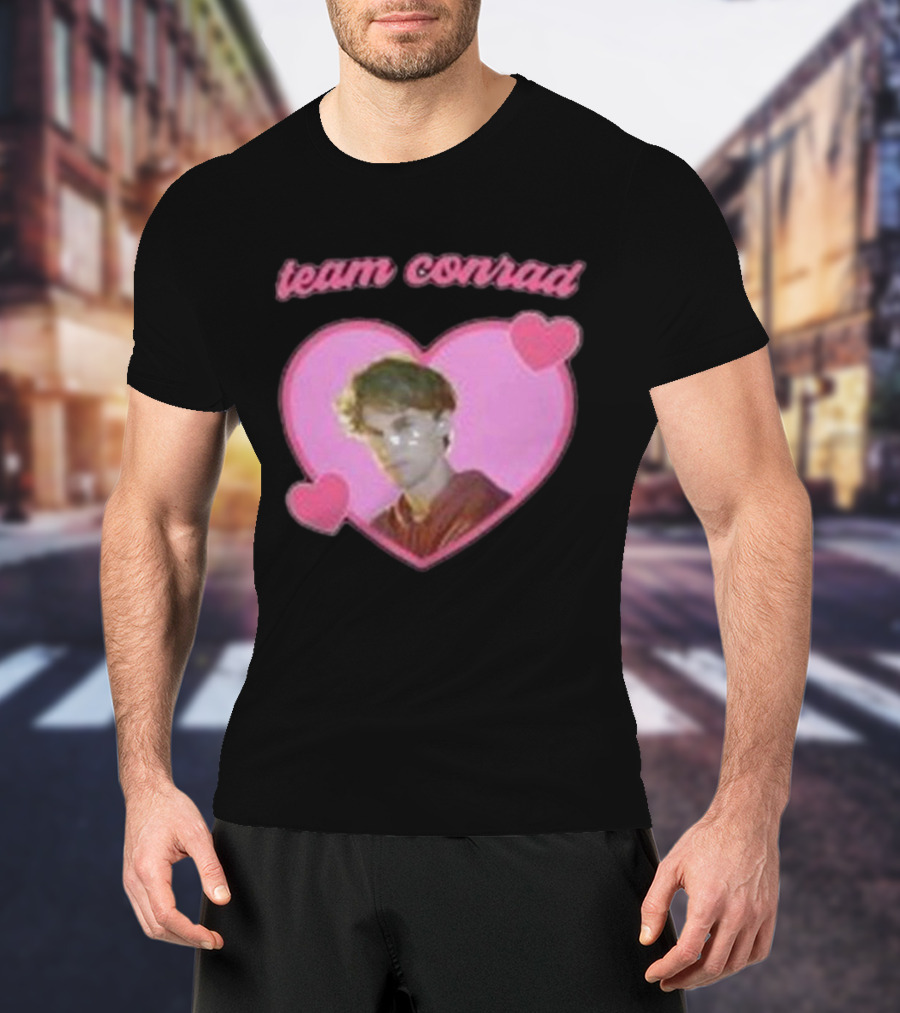 Team Conrad Heart Design Lembrar T-Shirt