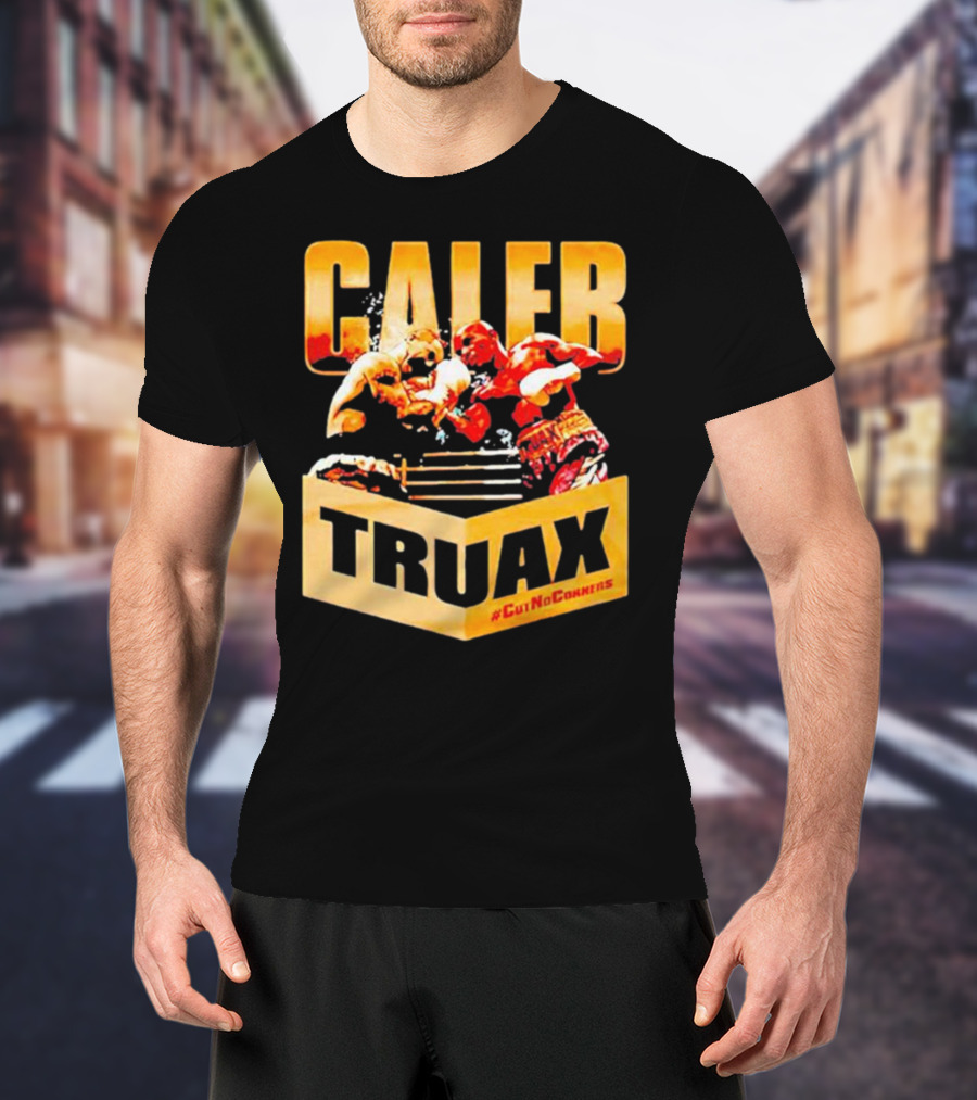 Caleb Truax Boxing Knockout #CutNoCorners T-Shirt