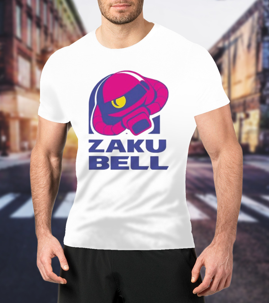 Dead Set Media Zaku Bell Mecha Fast Food Mashup T-Shirt