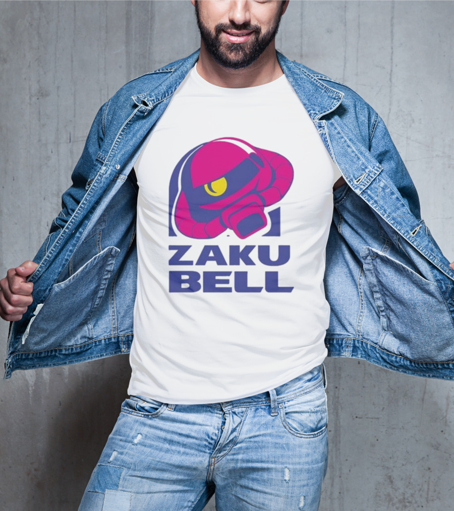 Dead Set Media Zaku Bell Mecha Fast Food Mashup T-Shirt