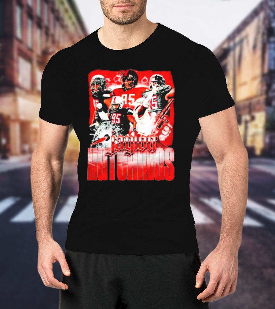Jaylon Hutchings 95 Red Football Legends T-Shirt