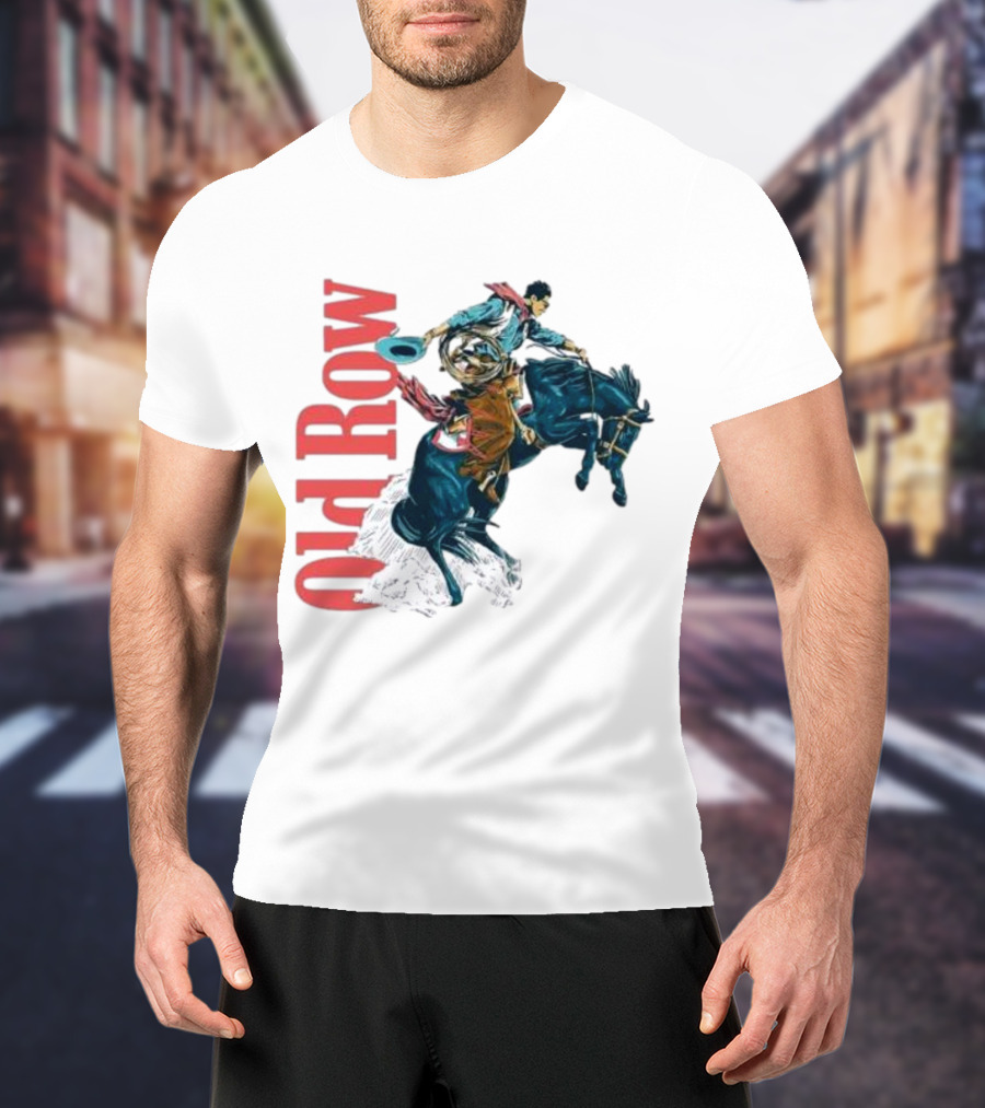 Old Row Cowboy Rodeo Rider Galloping 3.0 T-Shirt