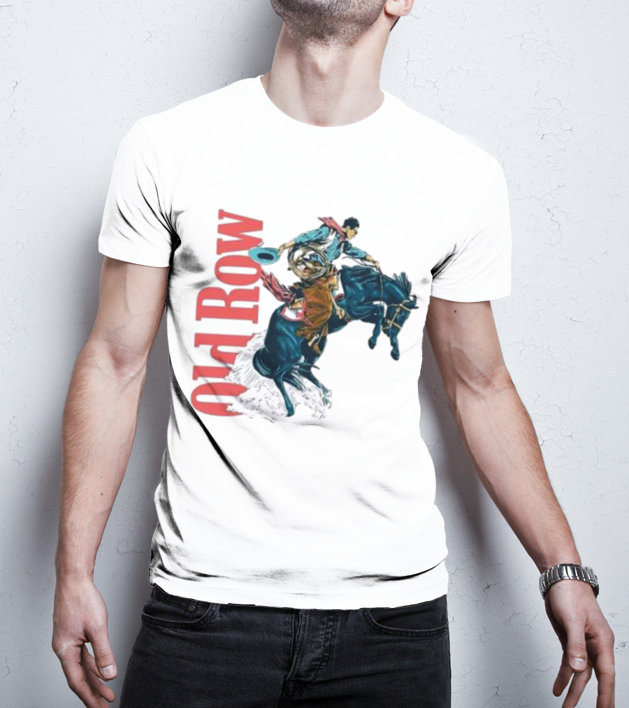 Old Row Cowboy Rodeo Rider Galloping 3.0 T-Shirt