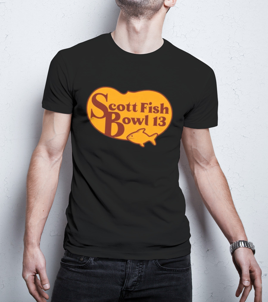 Scott Fish Bowl 13 Logo With Fish T-Shirt
