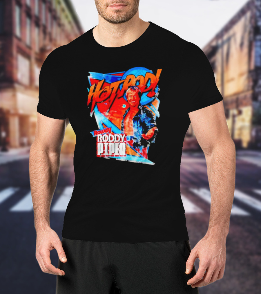 Rowdy Roddy Piper Hot Rod Iconic Wrestling T-Shirt
