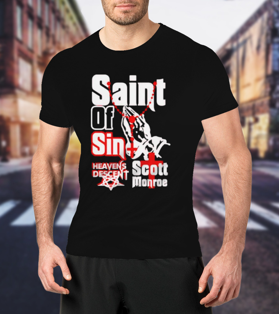 Saint Of Sin Heavens Descent Scott Monroe T-Shirt