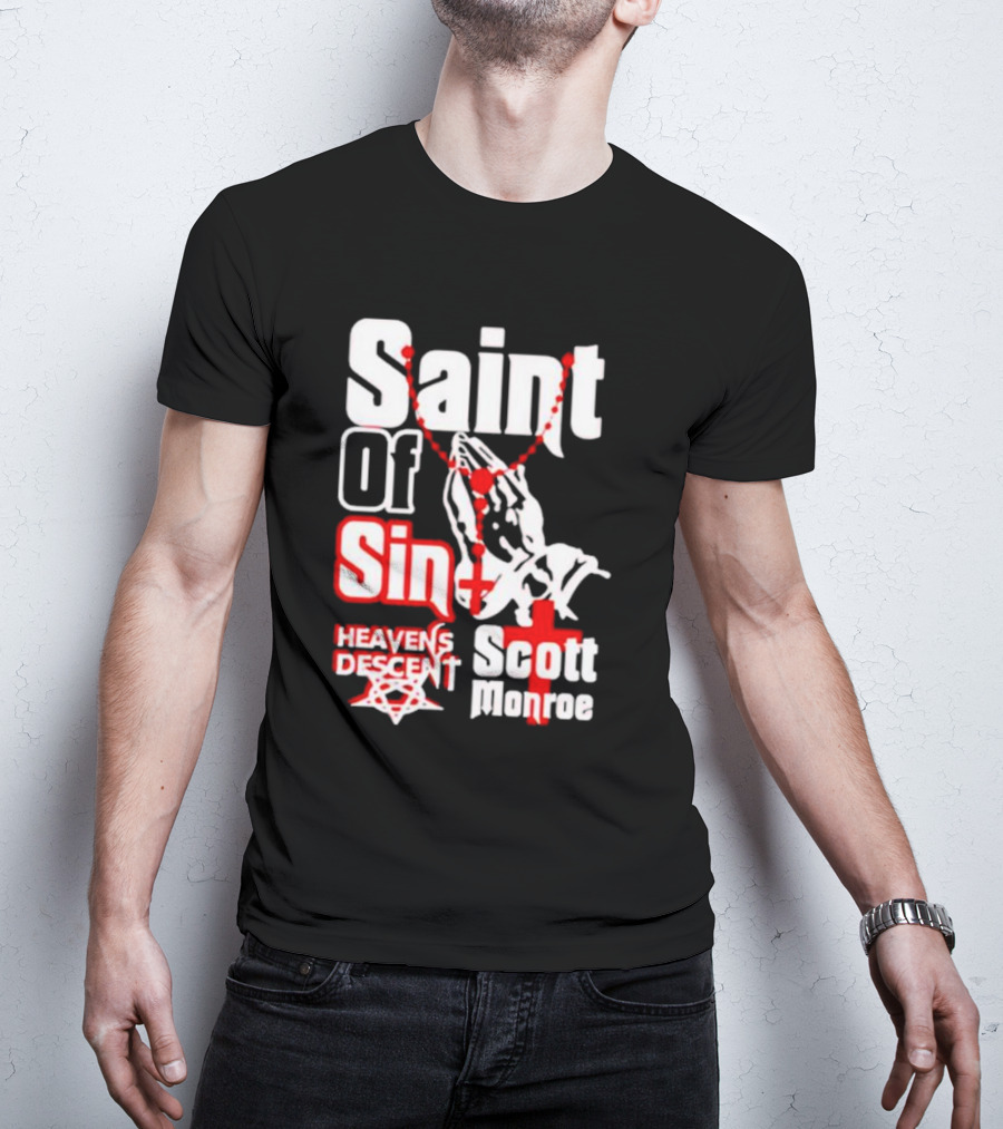 Saint Of Sin Heavens Descent Scott Monroe T-Shirt