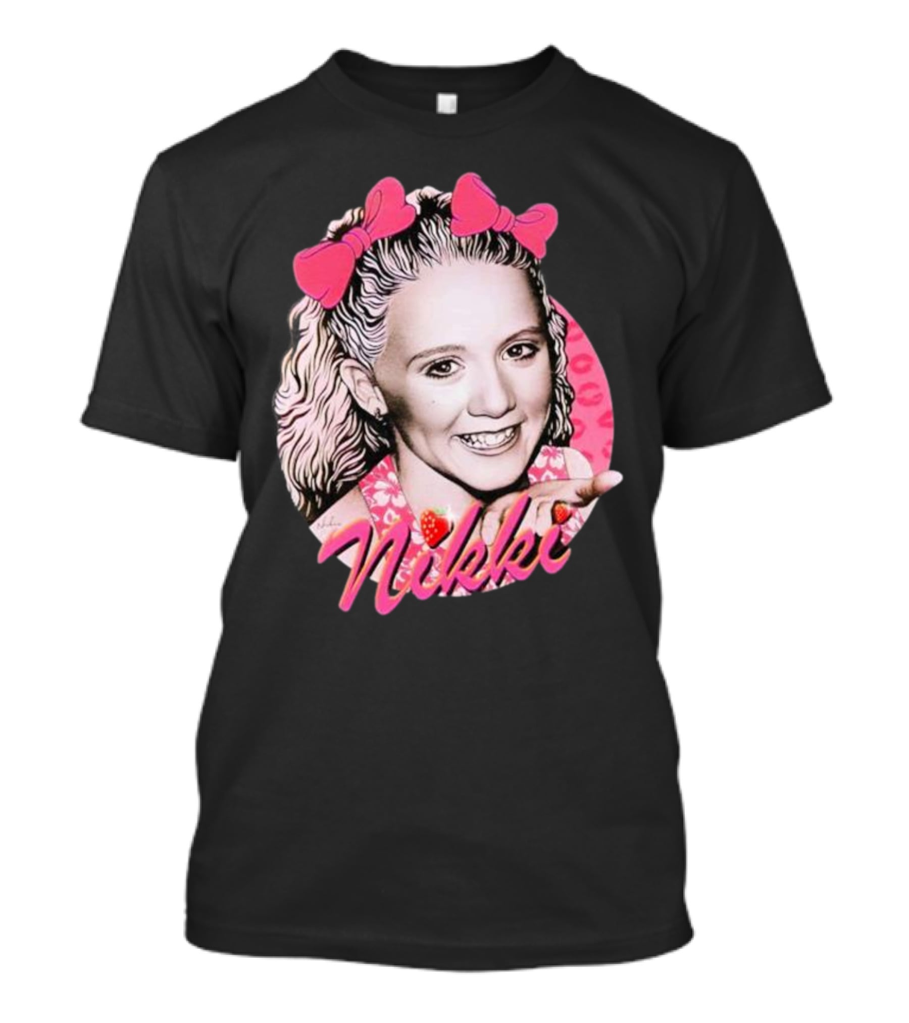 Nikki Nordacious Pink Bow T-Shirt