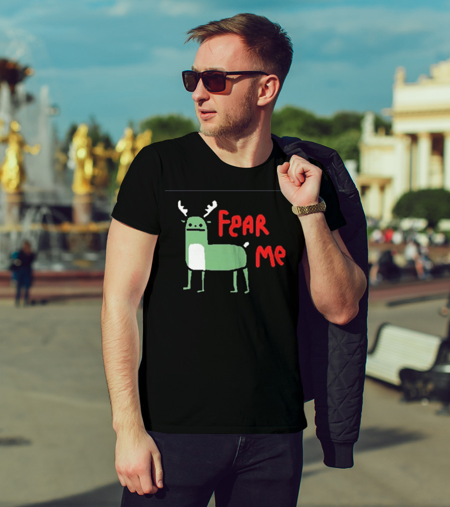 Buck Fear Me Spooky Deer T-Shirt