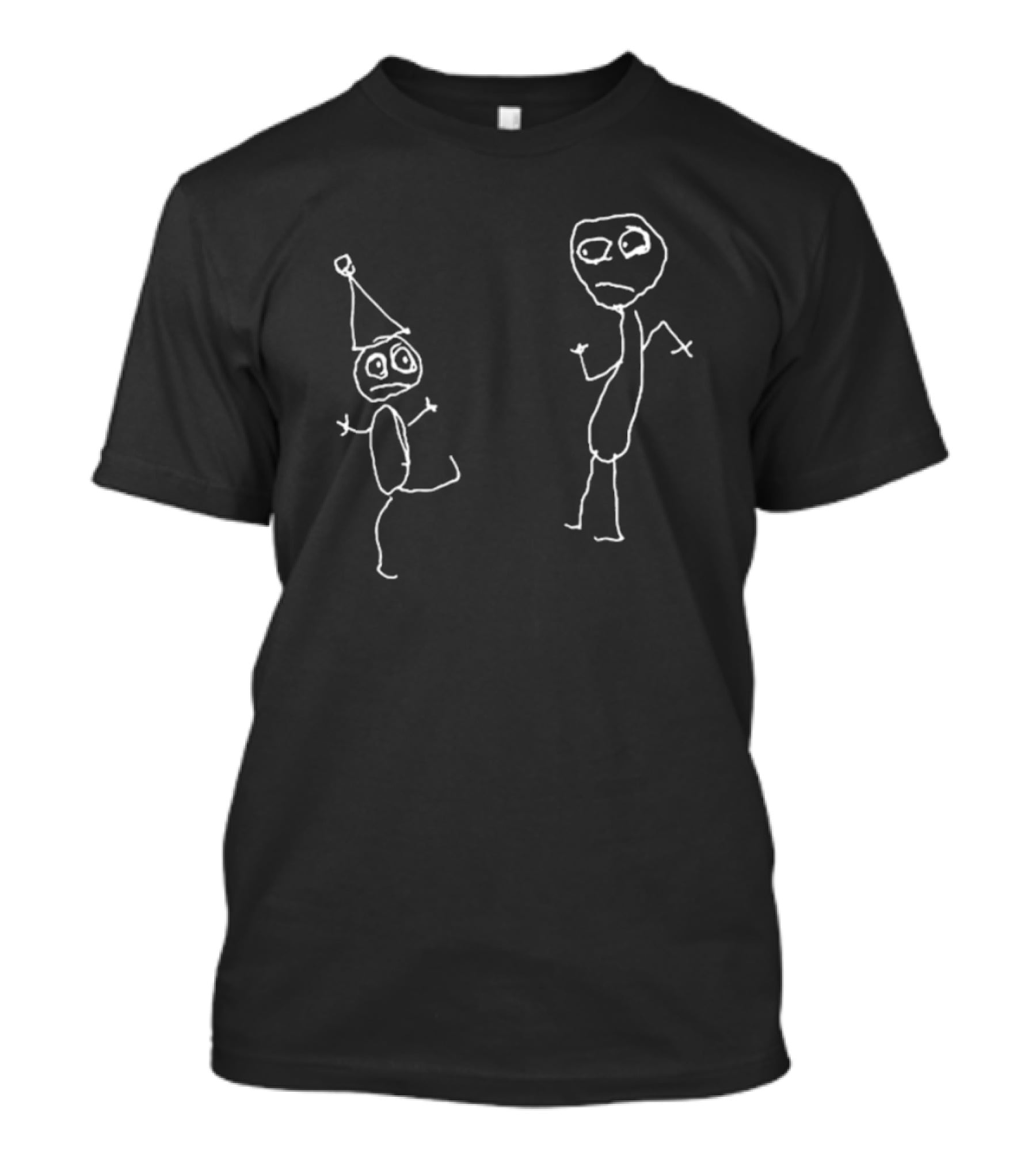 Don Hertzfeldt Rejected Left-Handed Surreal Stick Figure Characters T-Shirt