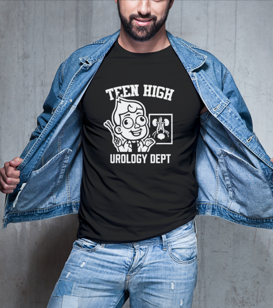 Dungeons And Daddies Teen High Urology Dept Character Holding Forceps T-Shirt