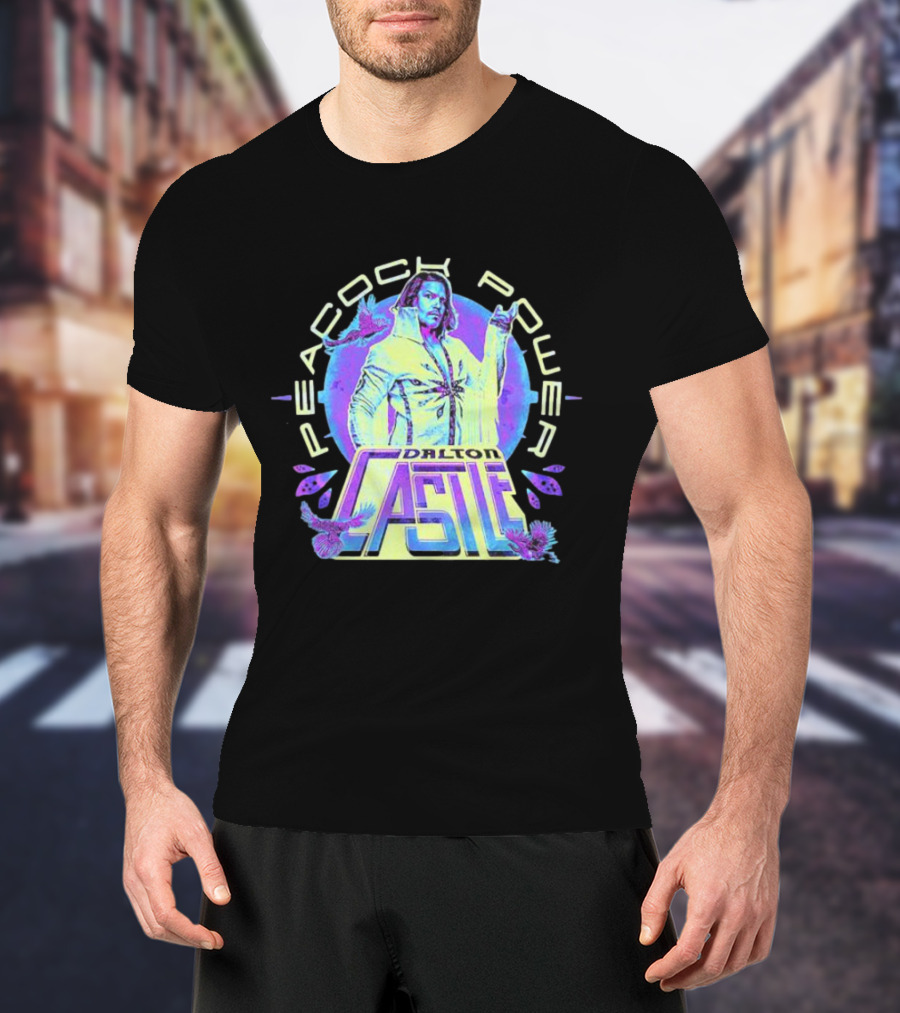 Dalton Castle Peacock Power T-Shirt