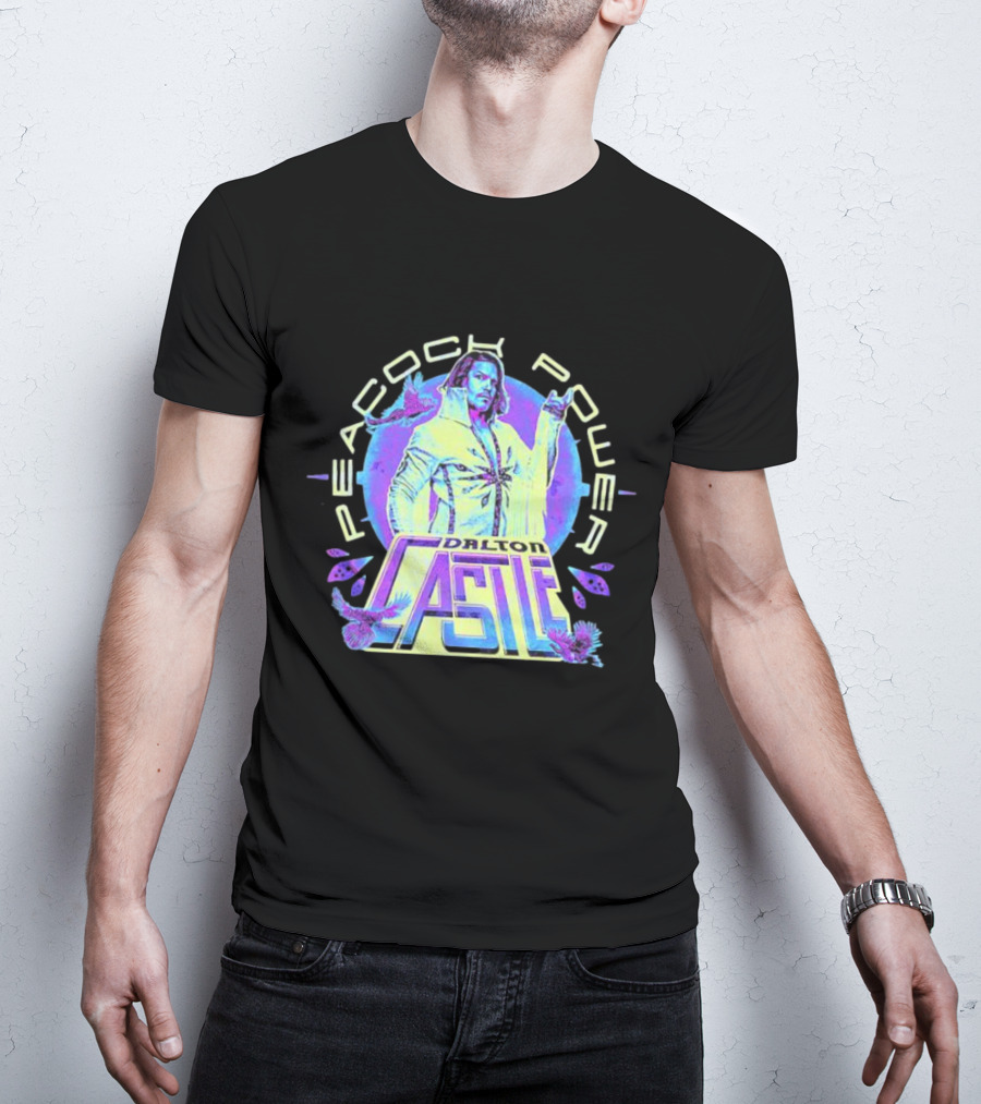 Dalton Castle Peacock Power T-Shirt