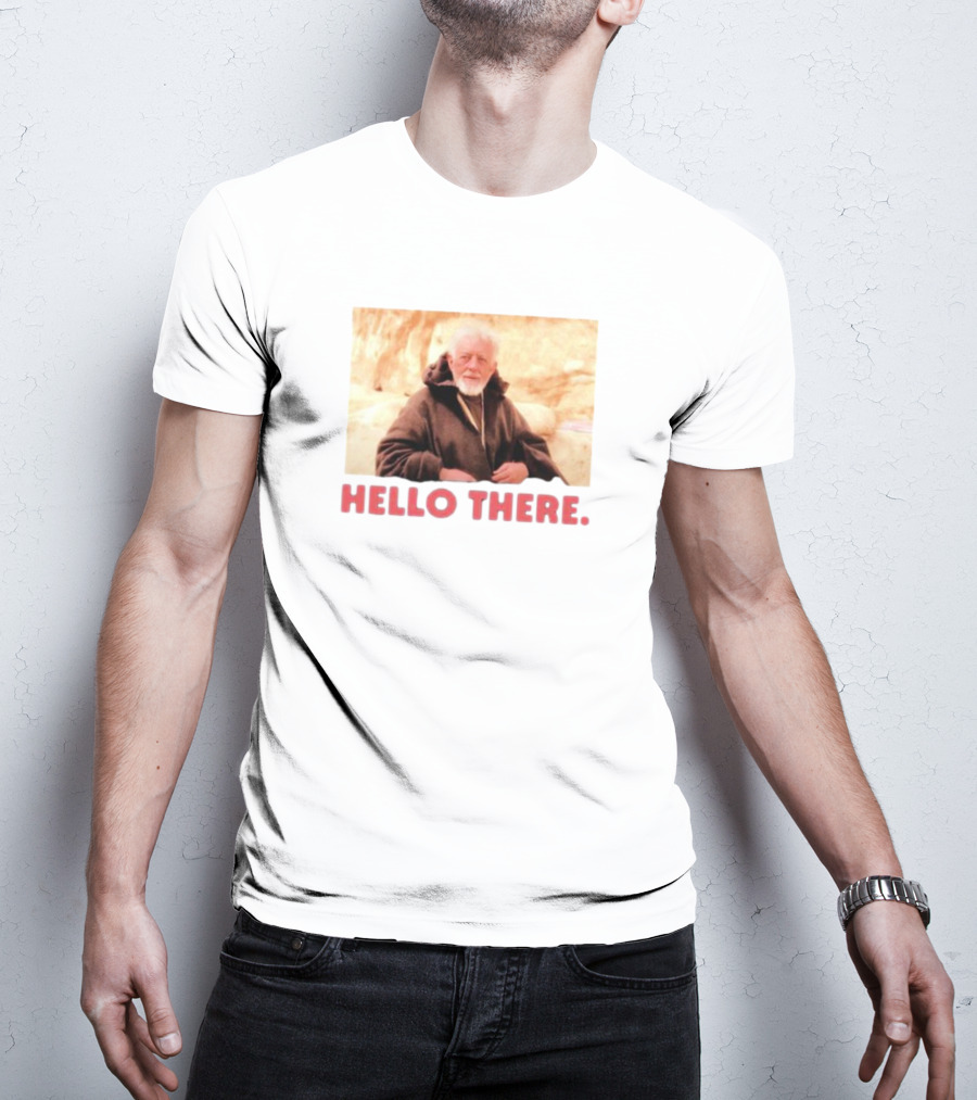Alec Guinness Obi-Wan Kenobi Hello There Iconic Star Wars T-Shirt