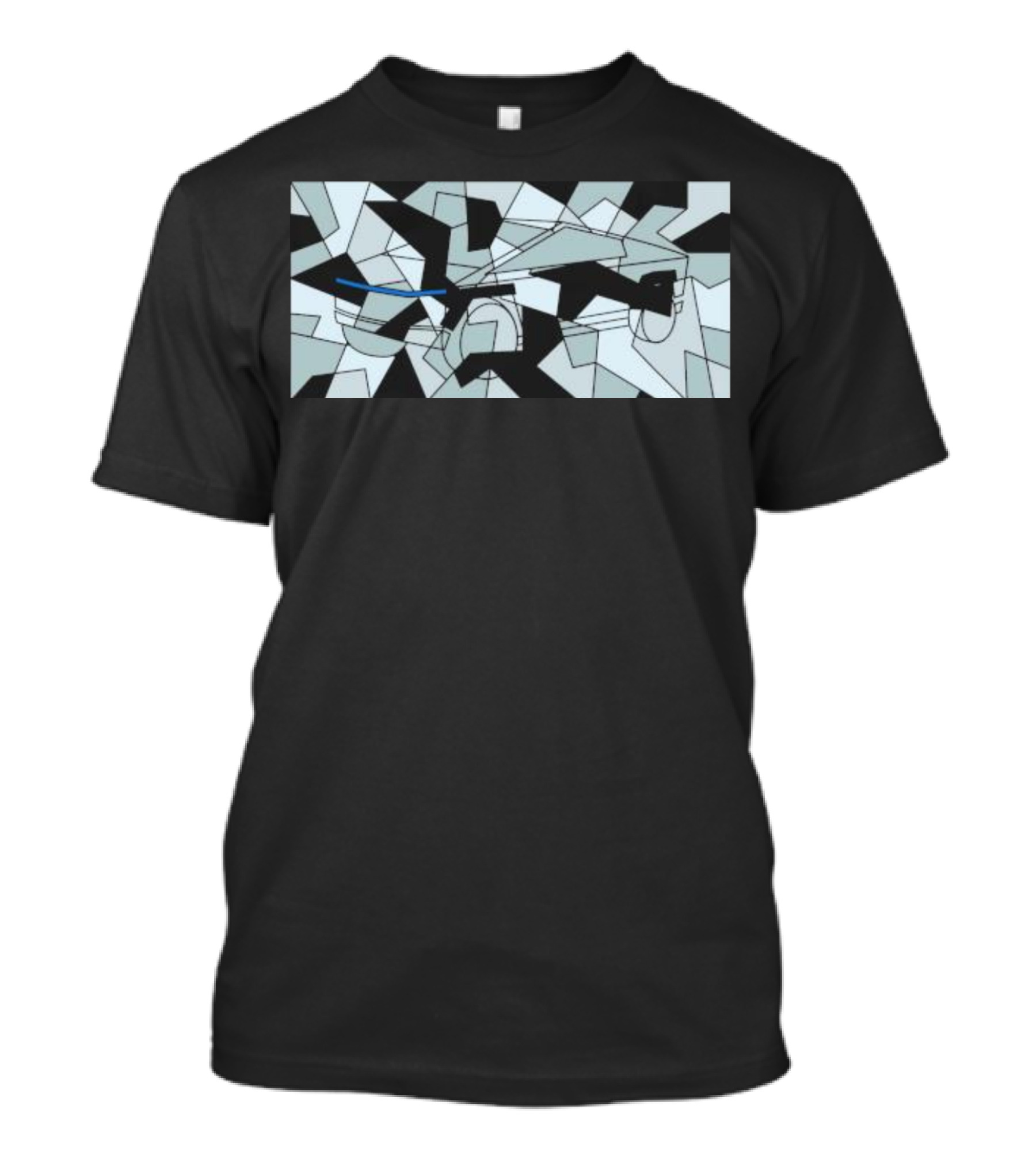 Teslaconomics Cybertruck Camo Geometric T-Shirt