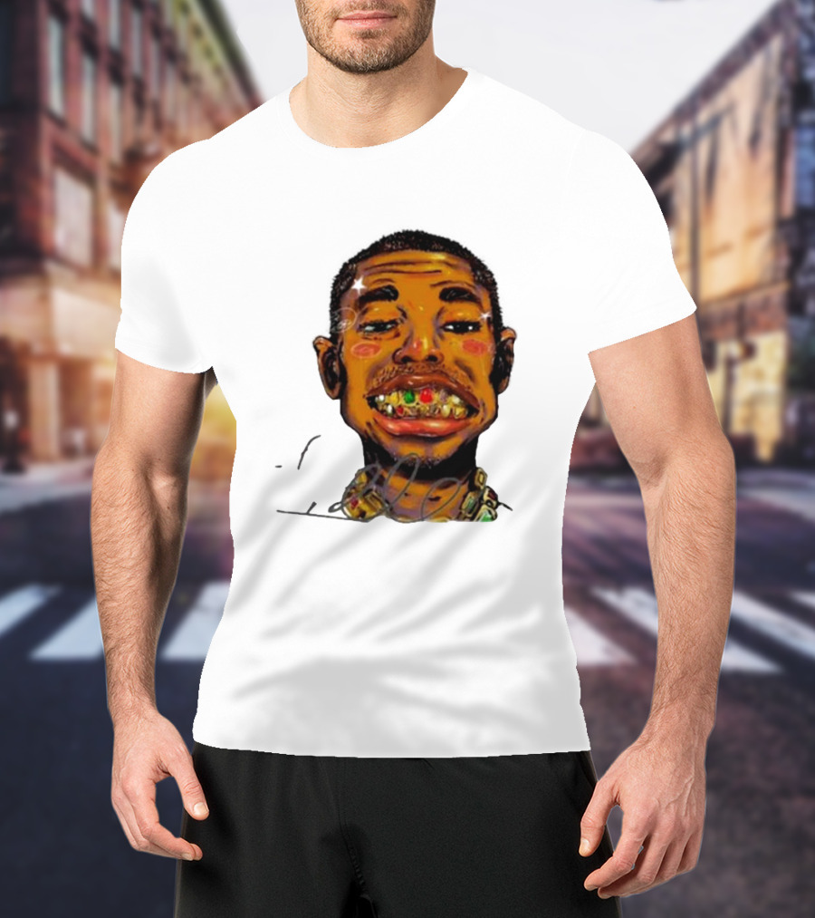 Vameee1 It’s The Way You Wear It Bold Cartoon Face T-Shirt