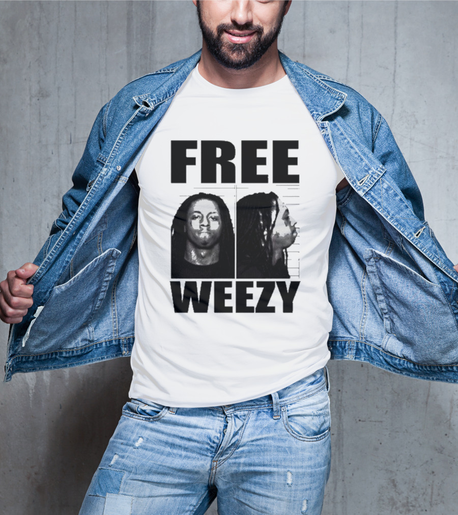 Jeff Hardy Free Weezy Mugshot Image T-Shirt