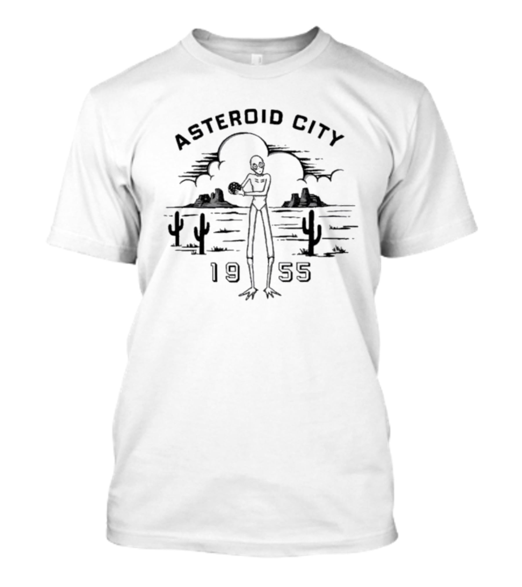 Asteroid City 1955 Alien Desert Scene T-Shirt