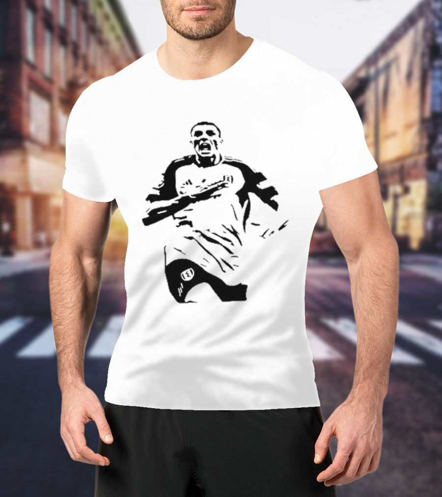 Palhinha Celebratory Silhouette Soccer Player Image T-Shirt