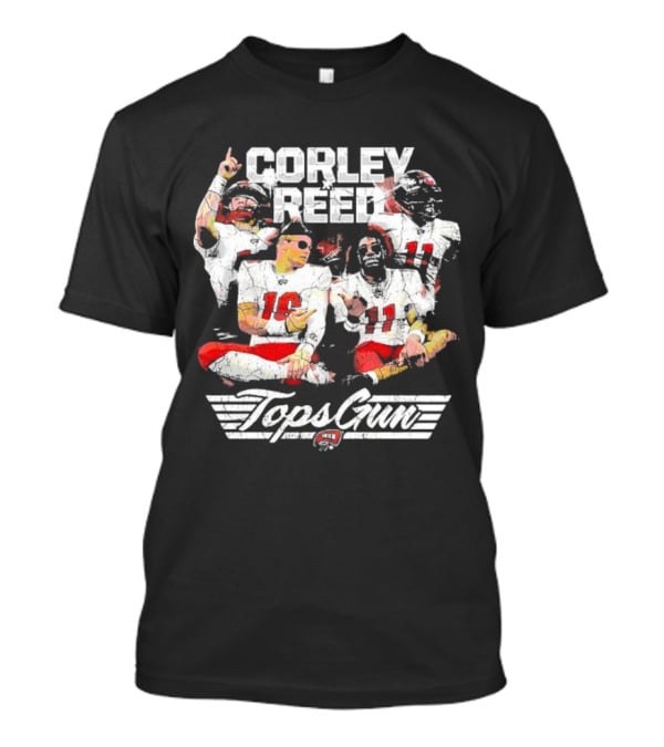 Corley Reed Topsgun WKU Football Themed Streetwear T-Shirt