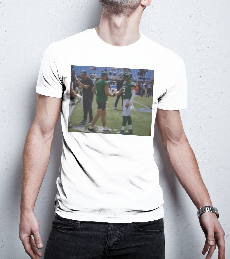 Zach Wilson Football Is Fun Football Is Fun T-Shirt