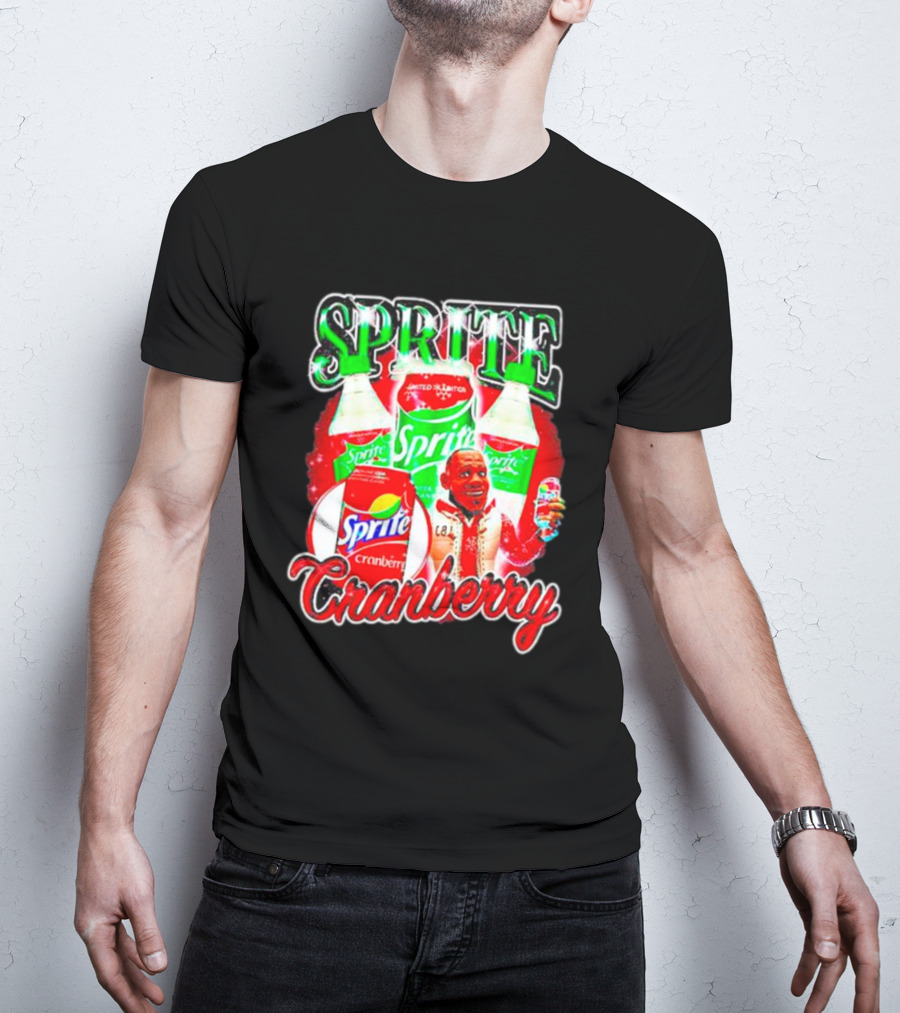 Sprite Cranberry Lebron James Cartoon T-Shirt
