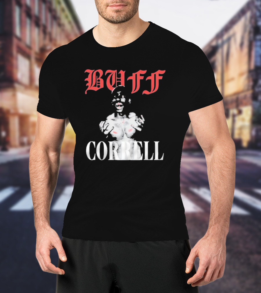 BUFF CORRELL Screaming Buff Correll Iconic Visual T-Shirt