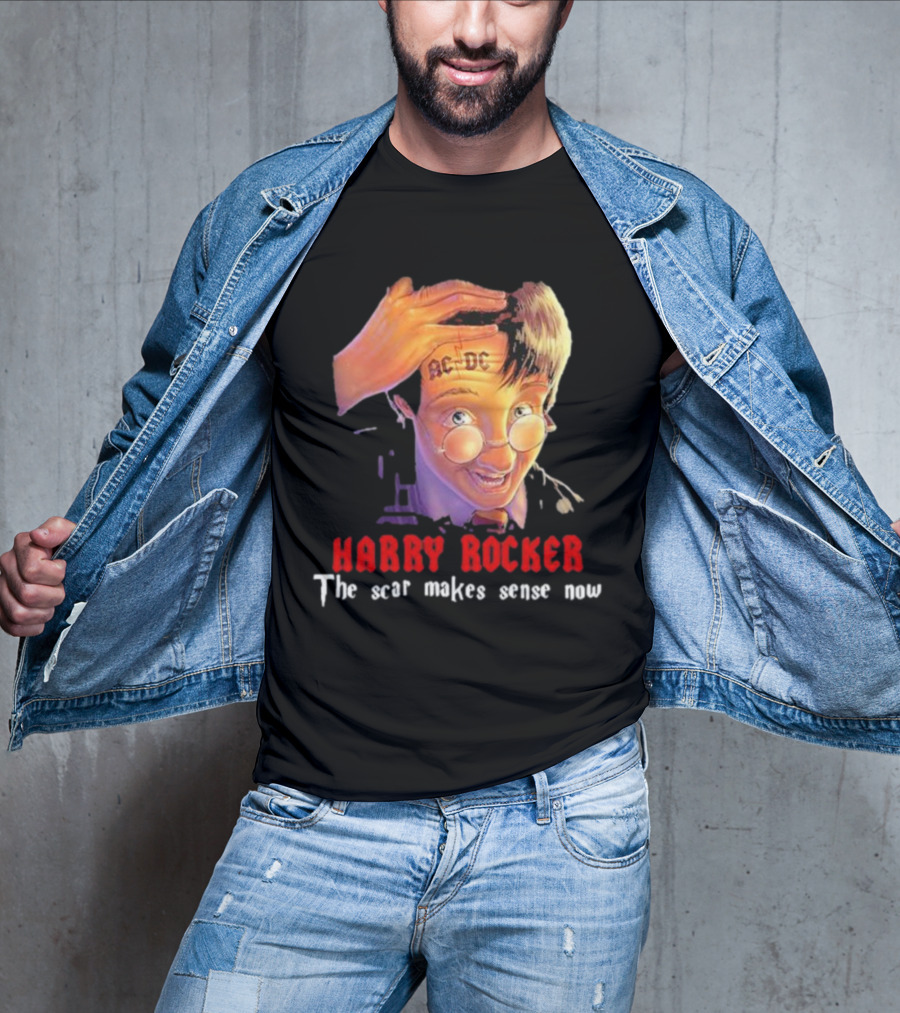 HARRY ROCKER AC-DC The Scar Makes Sense Now T-Shirt