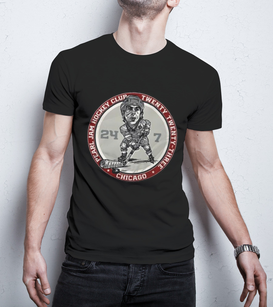 Pearl Jam Hockey Club Chicago Twenty Twenty-Three 24/7 T-Shirt