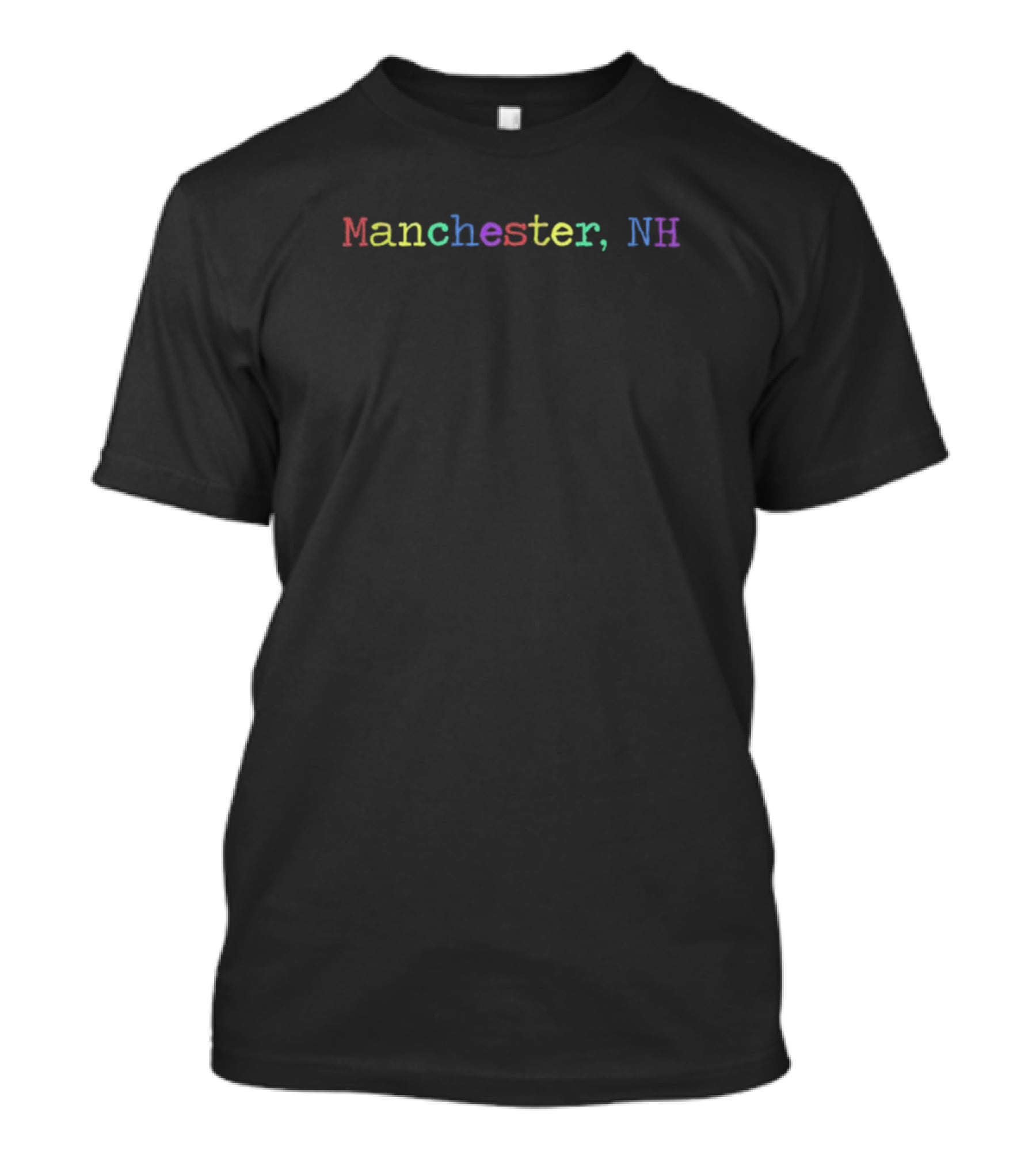 Manchester NH Rainbow Pride T-Shirt