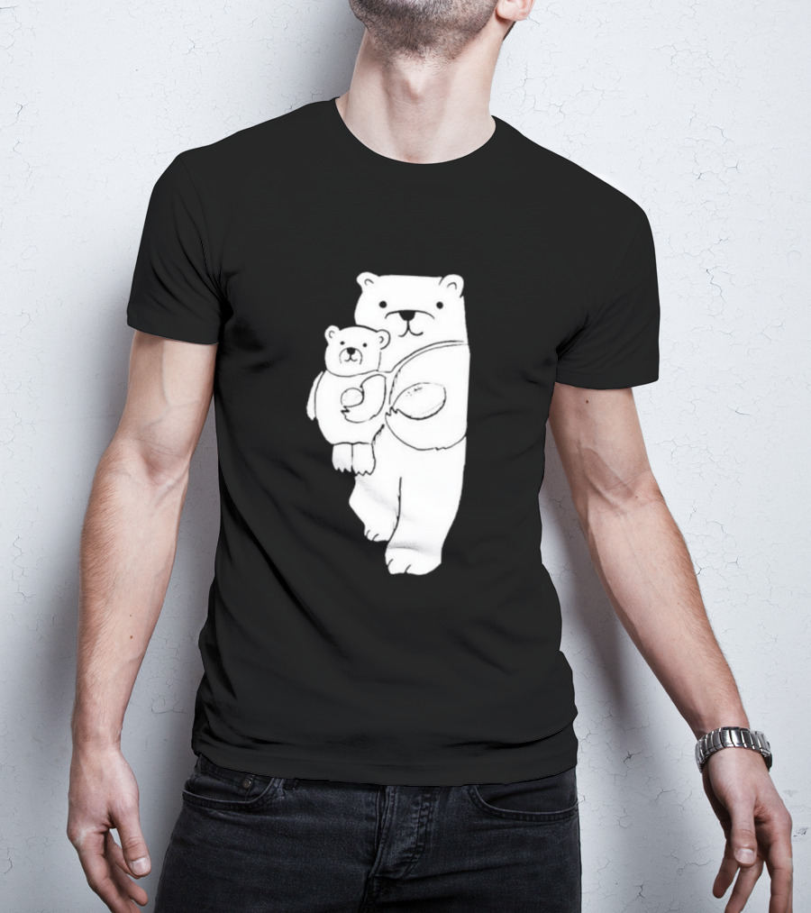 Nathan W Pyle Illinois Bear And Cub Duo T-Shirt