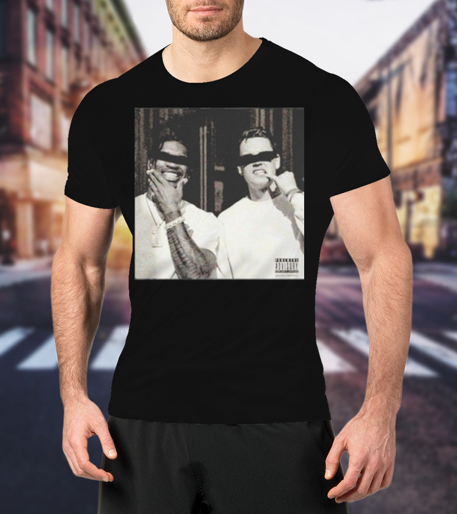 Bengalsgraphics They Are Burning All The Witches So Light Me Parental Advisory Duo With Black Bars T-Shirt