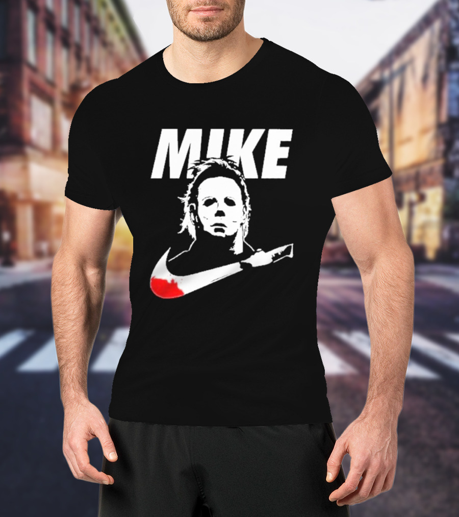 Mike Myers Parody Mask Knife Halloween T-Shirt