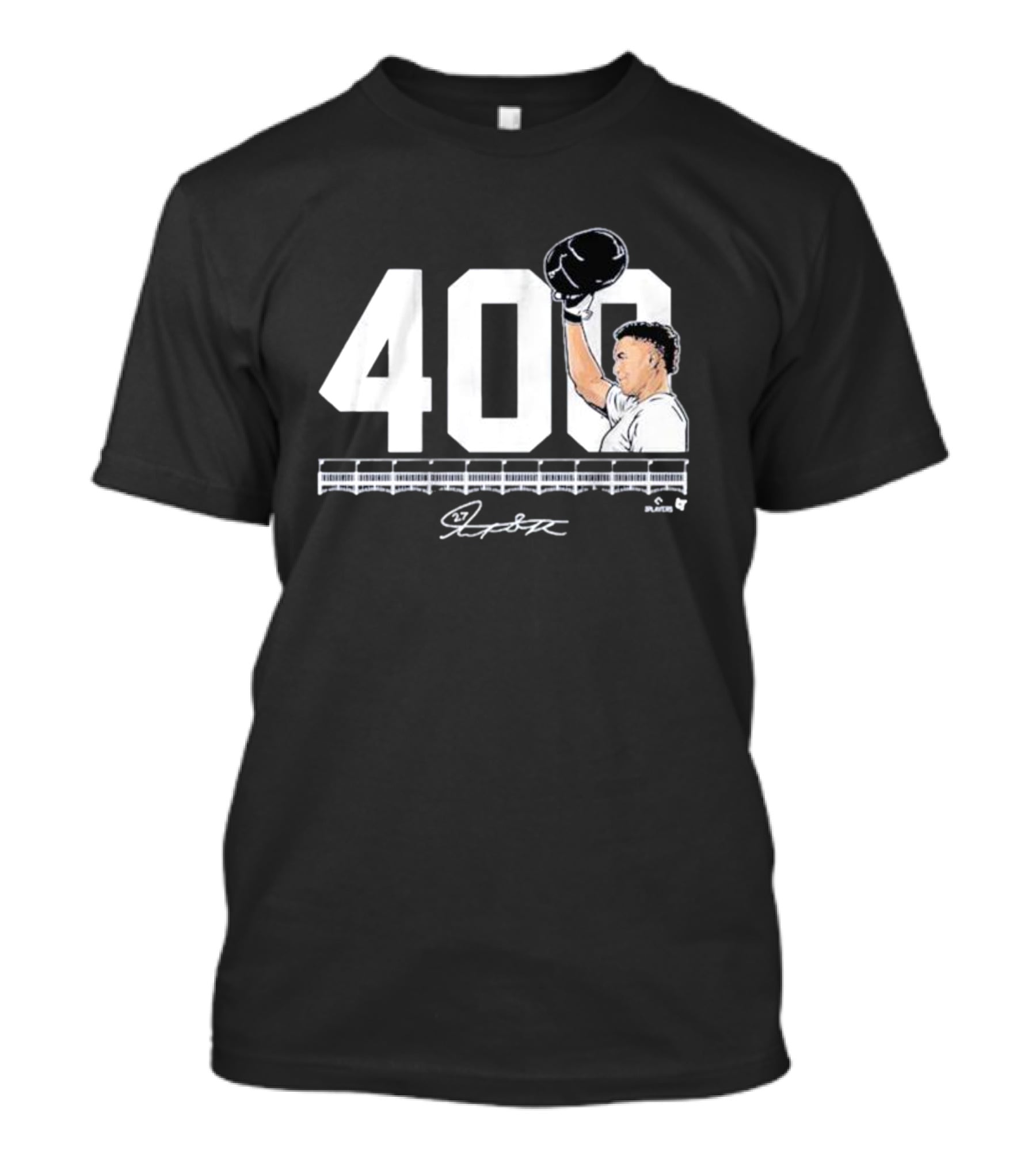 Giancarlo Stanton 400 New York Yankees Players Signature T-Shirt