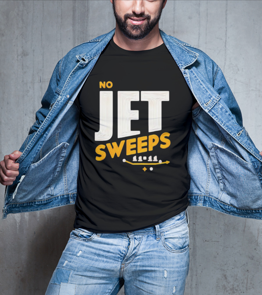 No Jet Sweeps 11 11 Football Play Diagram T-Shirt